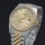 Rolex Datejust 36 16233 (2000) - Gold dial 36 mm Gold/Steel case (7/7)