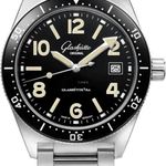 Glashütte Original SeaQ 1-39-11-06-80-70 (2024) - Zwart wijzerplaat 39mm Staal (1/8)