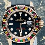 Rolex Yacht-Master 40 116695SATS (2018) - Black dial 40 mm Rose Gold case (2/8)