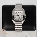 Cartier Santos WSSA0029 (2025) - Zilver wijzerplaat 35mm Staal (1/1)