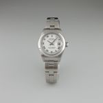 Rolex Oyster Perpetual Lady Date 79160 (Unknown (random serial)) - White dial 26 mm Steel case (2/8)