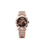 Rolex Day-Date 36 128235 (2025) - Brown dial 36 mm Rose Gold case (1/1)