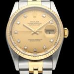 Rolex Datejust 36 16233G (1994) - 36mm Goud/Staal (1/8)