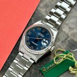 Rolex Datejust 36 16234 (2000) - Blue dial 36 mm Steel case (5/8)