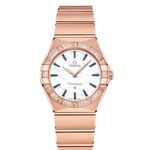 Omega Constellation Quartz 131.55.28.60.55.007 (2024) - White dial 28 mm Rose Gold case (1/1)