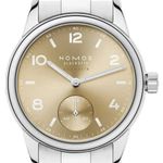 NOMOS Club Neomatik 755 (2026) - Gold dial 34 mm Steel case (1/1)