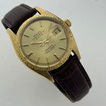 Rolex Oyster Perpetual Date 1508 (1963) - Champagne dial 34 mm Yellow Gold case (6/8)