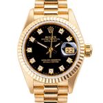 Rolex Lady-Datejust 69178 (1993) - 26mm Geelgoud (4/9)