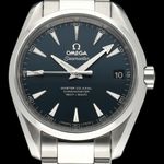 Omega Seamaster Aqua Terra 231.10.39.21.03.002 (2016) - Blue dial 39 mm Steel case (1/8)