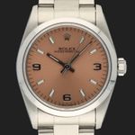 Rolex Oyster Perpetual 31 67480 (1998) - Pink dial 31 mm Steel case (2/8)