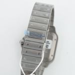 Cartier Santos WSSA0089 (2026) - Wit wijzerplaat 39mm Titanium (5/6)