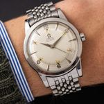 Omega Seamaster 2577 (1950) - Silver dial 34 mm Steel case (3/8)