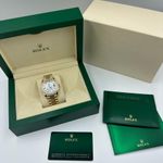 Rolex Day-Date 128348RBR (2024) - Pearl dial 43 mm Yellow Gold case (2/10)