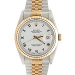 Rolex Datejust 36 16233 (1992) - 36mm Goud/Staal (1/7)