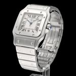 Cartier Santos Galbée 1564 (2015) - White dial 29 mm Steel case (4/7)