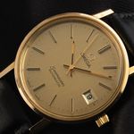 Omega Seamaster 166.0202 (1979) - Champagne dial 35 mm Gold/Steel case (3/8)