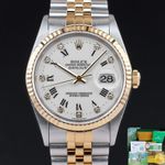 Rolex Datejust 36 16233 (1996) - 36 mm Gold/Steel case (1/8)