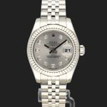 Rolex Lady-Datejust 179174 (2010) - Silver dial 26 mm Steel case (2/8)