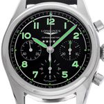 Longines Spirit L3.829.1.53.2 (2025) - Zwart wijzerplaat 42mm Titanium (1/7)