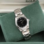 Rolex Oyster Perpetual 31 67480 (Unknown (random serial)) - Black dial 31 mm Steel case (1/8)
