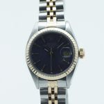 Rolex Lady-Datejust 69173 (1979) - Blue dial 26 mm Gold/Steel case (2/8)