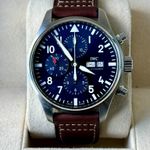 IWC Pilot Chronograph IW377714 (2021) - Blue dial 43 mm Steel case (2/7)