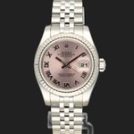 Rolex Lady-Datejust 179174 (2016) - Pink dial 26 mm Steel case (2/8)