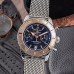 Breitling Superocean Heritage Chronograph U23370 (2012) - Zwart wijzerplaat 44mm Staal (3/8)