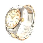 Rolex Datejust 6305 (1953) - Silver dial 36 mm Gold/Steel case (2/5)