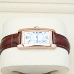Cartier Tank Américaine W2607456 (2017) - Silver dial 35 mm Rose Gold case (3/8)