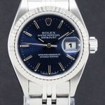 Rolex Lady-Datejust 79174 (2000) - Blue dial 26 mm Steel case (1/7)