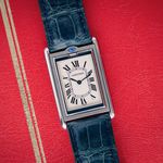 Cartier Tank 2390 (1999) - Zilver wijzerplaat 25mm Staal (6/8)