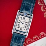 Cartier Tank 2390 (1999) - Silver dial 25 mm Steel case (8/8)