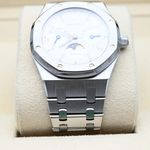 Audemars Piguet Royal Oak Day-Date 25594ST (2004) - Wit wijzerplaat 36mm Staal (6/9)