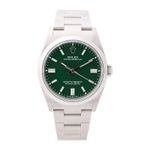 Rolex Oyster Perpetual 36 126000 (2020) - Groen wijzerplaat 36mm Staal (1/4)