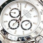 Rolex Daytona 16520 (Unknown (random serial)) - White dial 40 mm Steel case (4/8)