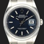 Rolex Datejust 36 126200 (2023) - Blauw wijzerplaat 36mm Staal (2/8)