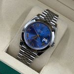 Rolex Datejust 41 126300 (2024) - Blauw wijzerplaat 41mm Staal (8/8)