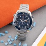 Omega Seamaster Planet Ocean Chronograph 215.30.46.51.03.001 (Onbekend (willekeurig serienummer)) - Blauw wijzerplaat 46mm Staal (1/8)