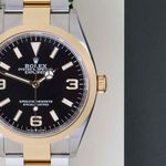 Rolex Explorer 124273 (2022) - Black dial 36 mm Gold/Steel case (5/8)
