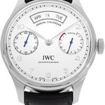 IWC Portuguese Annual Calendar IW503501 (2021) - Silver dial 44 mm Steel case (2/5)