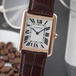 Cartier Tank Solo W5200025 (Onbekend (willekeurig serienummer)) - Zilver wijzerplaat 35mm Roségoud (3/8)