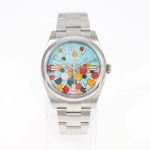 Rolex Oyster Perpetual 41 124300 (2025) - Turquoise dial 41 mm Steel case (3/8)