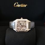 Cartier Santos WHSA0032 (2024) - Transparant wijzerplaat 31mm Staal (1/6)