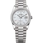 Rolex Day-Date 36 128399TBR (2025) - Wit wijzerplaat 36mm Witgoud (1/1)