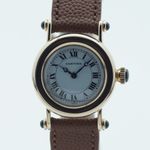 Cartier Diabolo 1440 (1995) - White dial 27 mm Yellow Gold case (2/8)