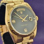 Rolex Day-Date 36 18078 (1983) - Black dial 36 mm Yellow Gold case (5/5)