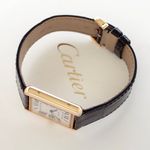 Cartier Tank Solo W5200004 (2018) - Silver dial 35 mm Yellow Gold case (4/8)