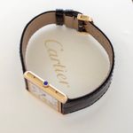 Cartier Tank Solo W5200004 (2018) - Silver dial 35 mm Yellow Gold case (2/8)