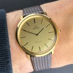 Omega De Ville 111.0107 (1975) - Gold dial 33 mm Gold/Steel case (2/8)